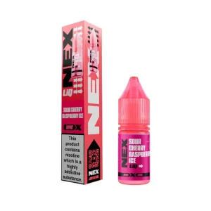 Sour Cherry Raspberry Ice Nic Salt E-Liquid by NexLiq