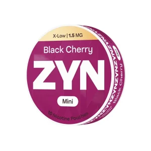 ZYN Black Cherry Mini X-Low Nicotine Pouches (10 Pouch Can)