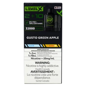 Level X G2 Pod Gusto Green Apple 2ml 20mg