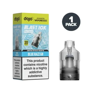 Blue Razz GB Vaporesso Dojo Blast 10K Fresh Refill Pack