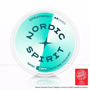 Spearmint Nordic Spirit Nicotine Pouch
