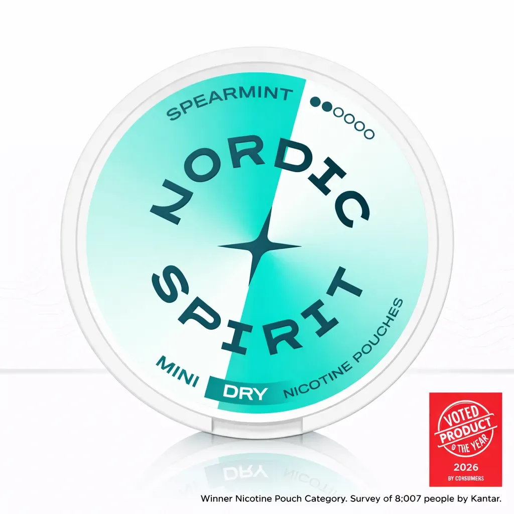 Spearmint Nordic Spirit Nicotine Pouch