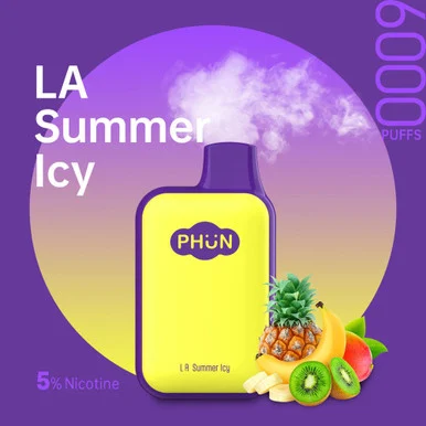 PHUN ULTRA 5% NIC RECHARGEABLE DISPOSABLE 6000 PUFFS 14ML