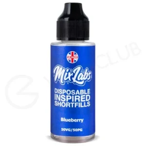 Blueberry Shortfill E-Liquid by Mix Labs 100ml
