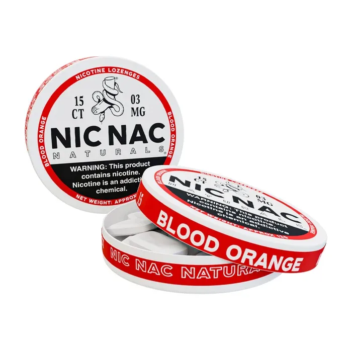 Nic Nac Blood Orange Nicotine Lozenges - Image 2