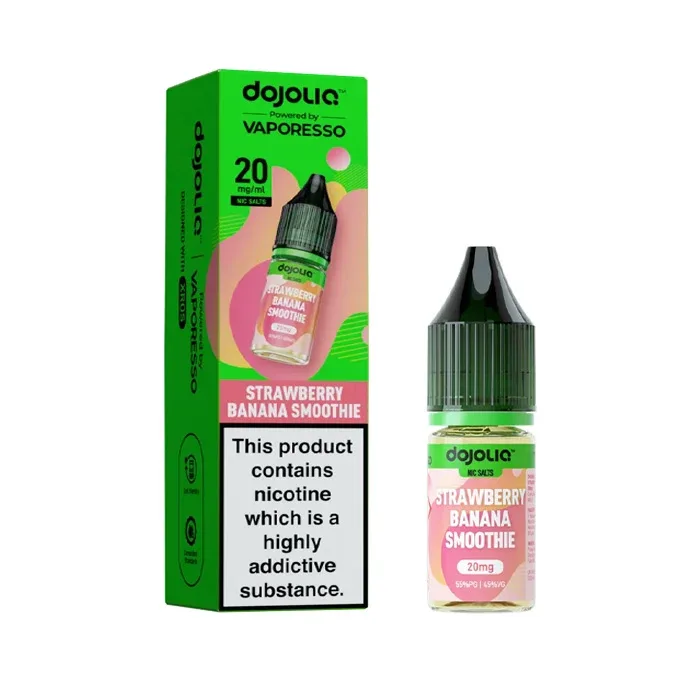 Strawberry Banana Smoothie Nic Salt E-Liquid by Vaporesso Dojoliq