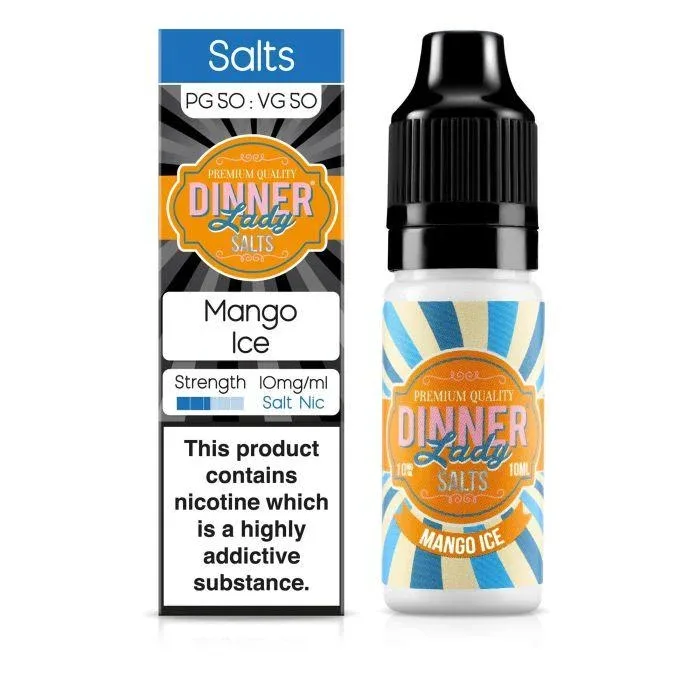 Dinner Lady - Mango Ice 10ml Salt Nic E-Liquid - Image 2
