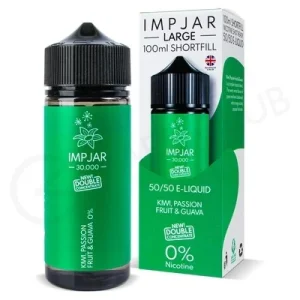 Kiwi Passionfruit Guava Shortfill E-Liquid by Imp Jar Large 100ml