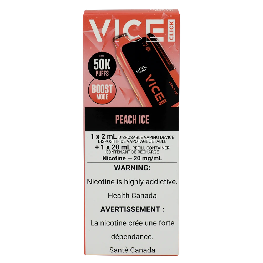 Vice Click 50K Peach Ice 2ml 20mg