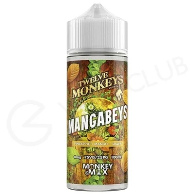 Mangabeys Shortfill E-Liquid by Twelve Monkeys 100ml