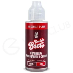 Cranberry Pomegranate Cherry Shortfill E-Liquid by Double Brew Bar Series 100ml