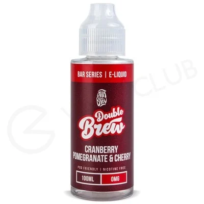 Cranberry Pomegranate Cherry Shortfill E-Liquid by Double Brew Bar Series 100ml