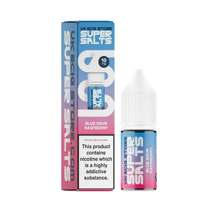 Blue Sour Raspberry Nic Salt E-Liquid by Super Salts