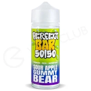 Sour Apple Gummy Bear Shortfill E-Liquid by Perfect Bar 100ml