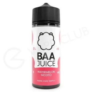 Watermelon Mojito Shortfill E-Liquid by Baa Juice 100ml