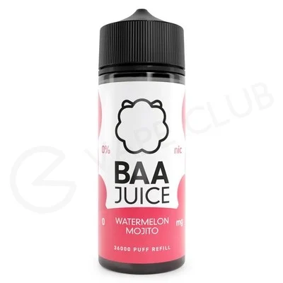 Watermelon Mojito Shortfill E-Liquid by Baa Juice 100ml