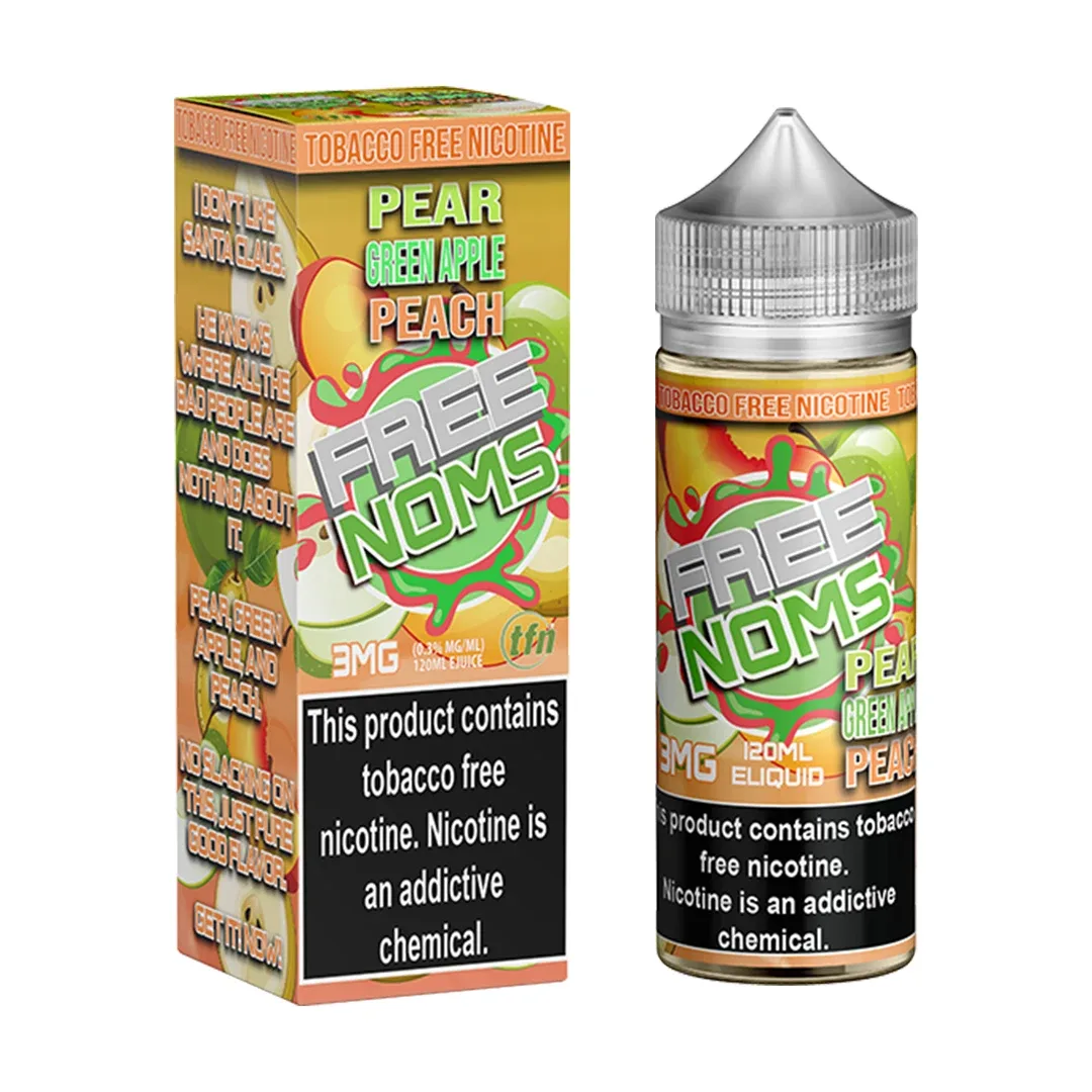Free Noms Pear Green Apple Peach 120mL - Image 2