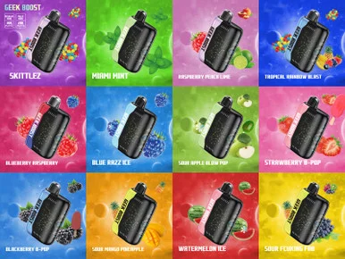 GEEK BOOST 5% NICOTINE 30K PUFFS DISPOSABLE VAPE