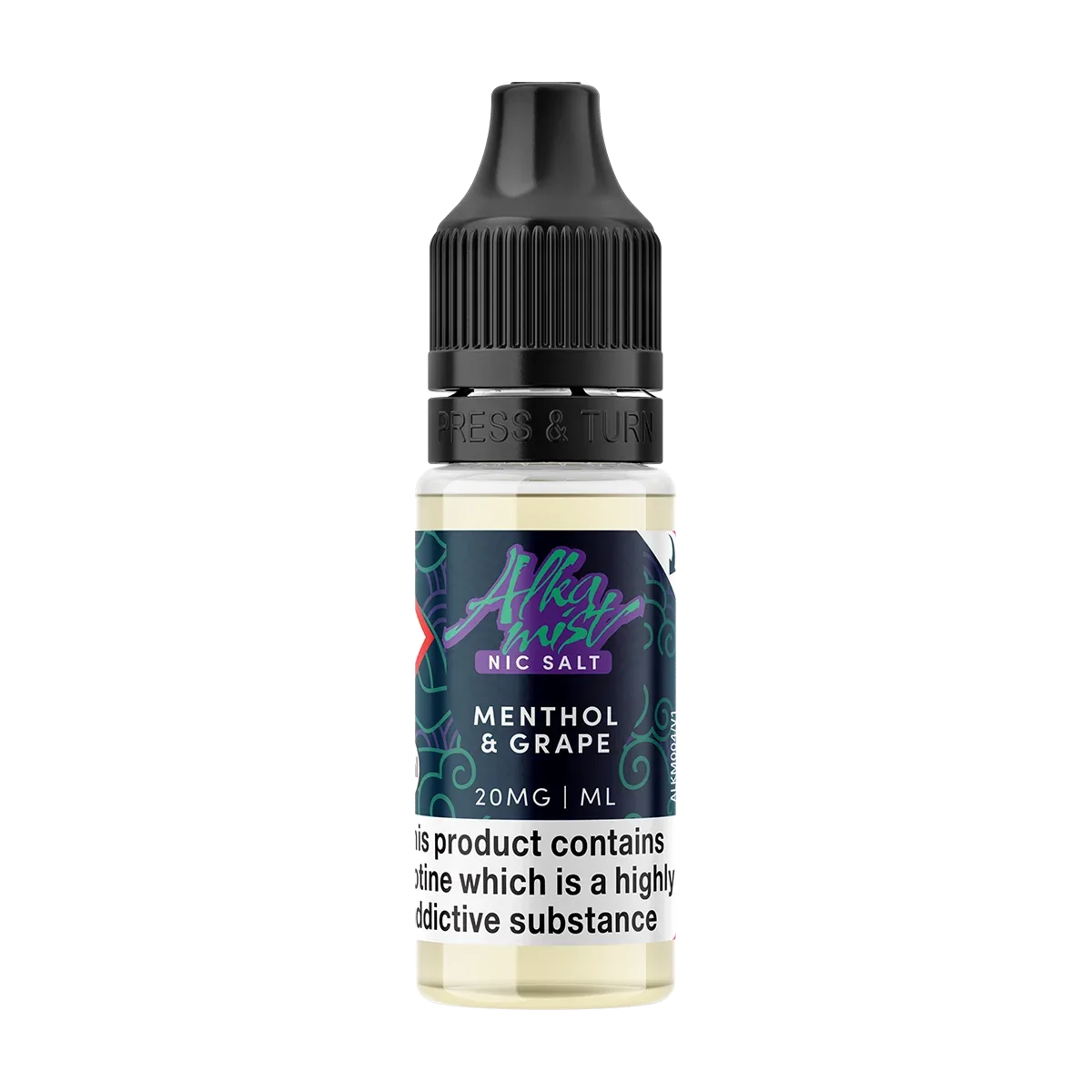 Menthol & Grape Nic Salt by Alka Mist 10ml - Image 2