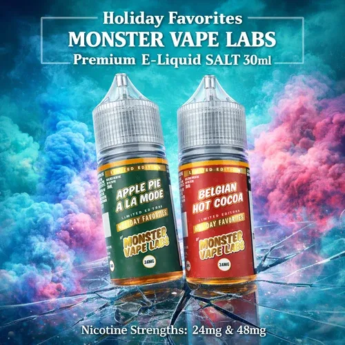 Holiday Favorites Monster Vape Labs Premium E-Liquid SALT 30ml