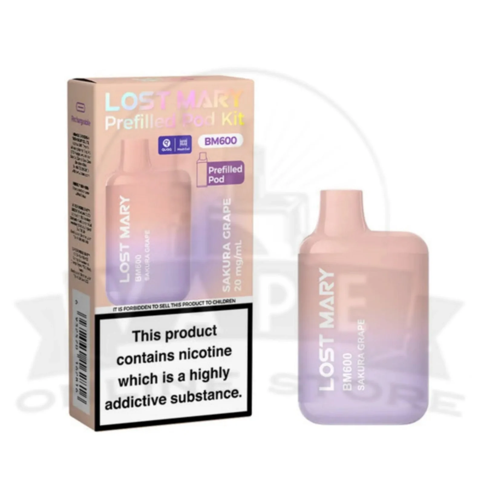 Sakura Grape Lost Mary BM600 Prefilled Pod Kit | Best Price