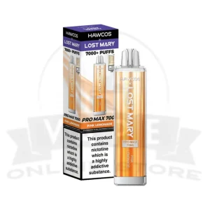 Pink Lemonade HAWCOS X Lost Mary Pro Max 7K Puff Vape Kit