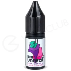 Dark Grape & Bubblegum Nic Salt E-Liquid by Unreal 2