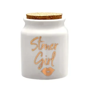 Stoner Girl Stash Jar