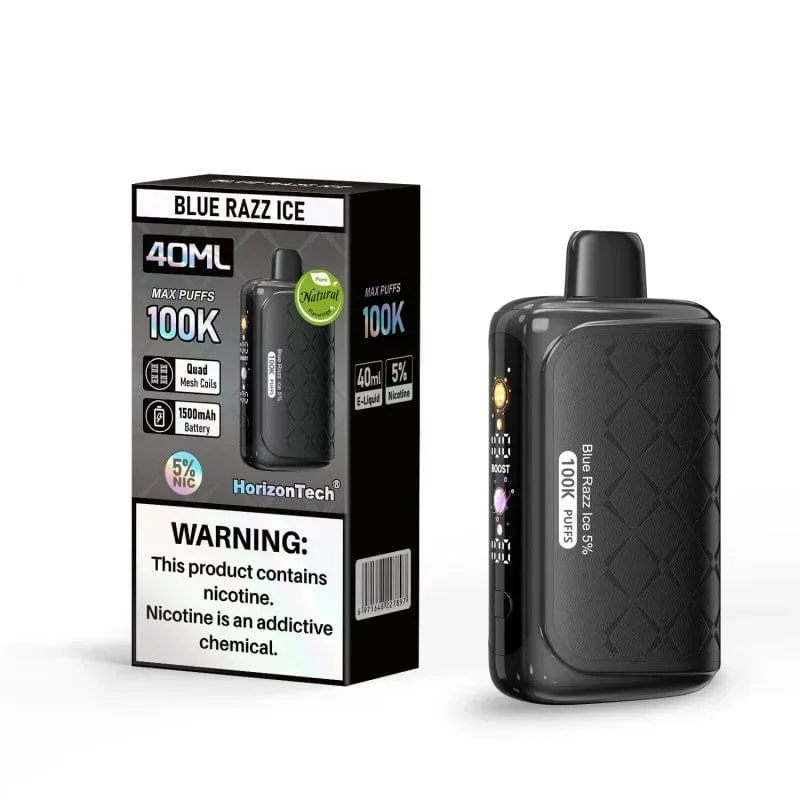 Horizon Tech 100k Blue Razz Ice - Horizon Tech 100k Blue Razz Ice