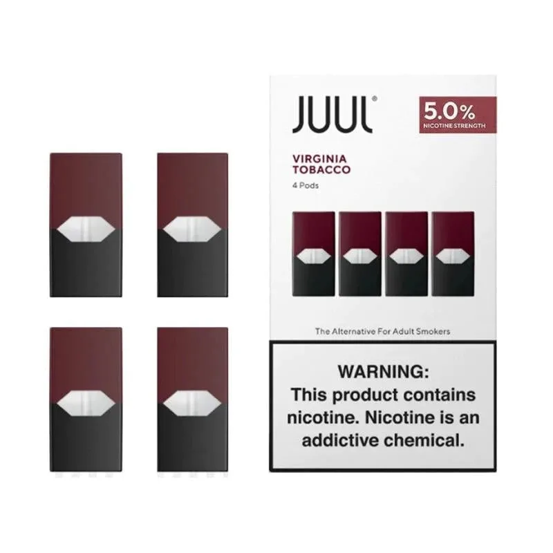 JUULpods Virginia Tobacco 5% Salt Nic 4 Pack - Image 2