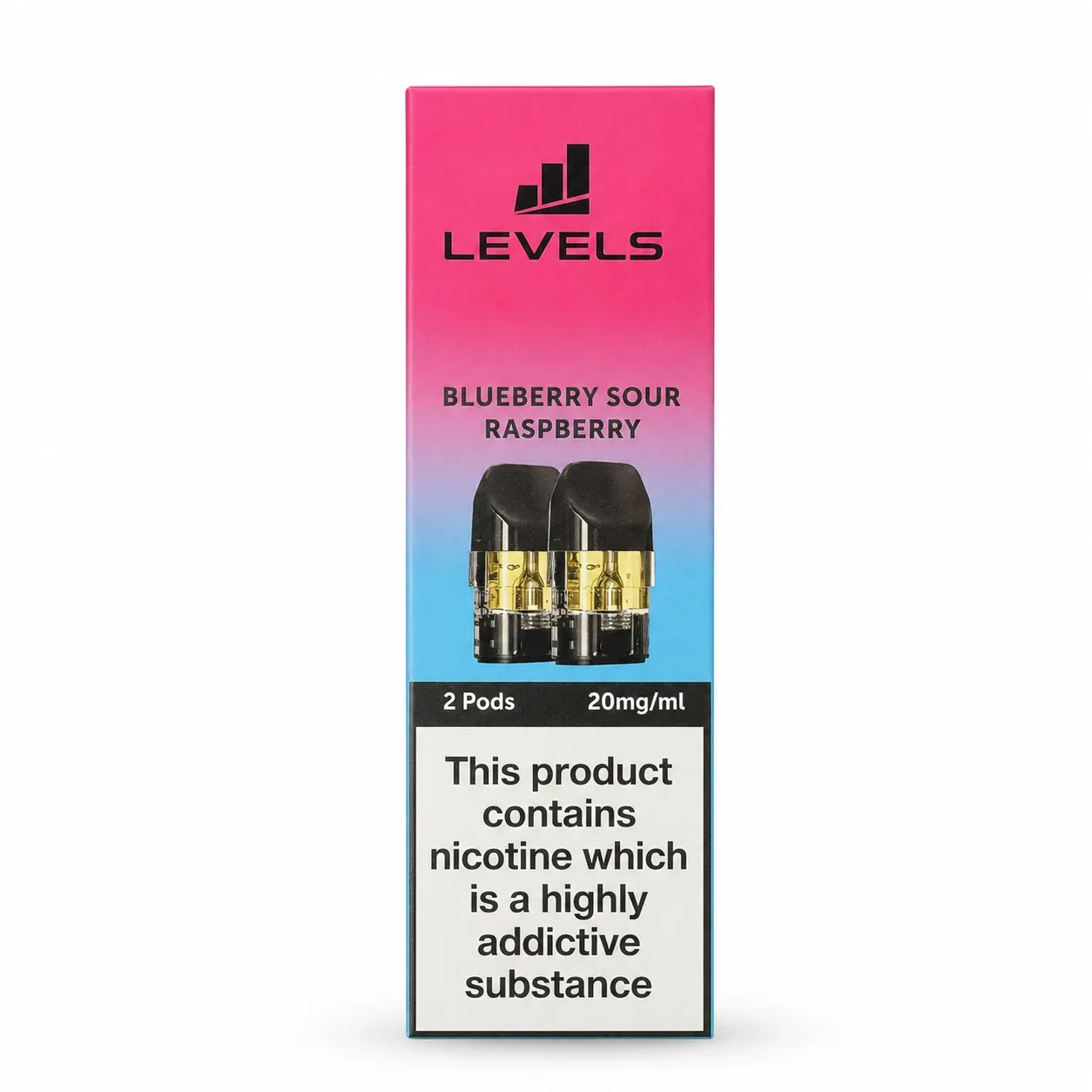 LEVELS Blueberry Sour Raspberry Prefilled Pods 2 Pack
