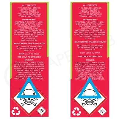 Kiwimelon Nic Salt E-Liquid by Large Juice - Image 2