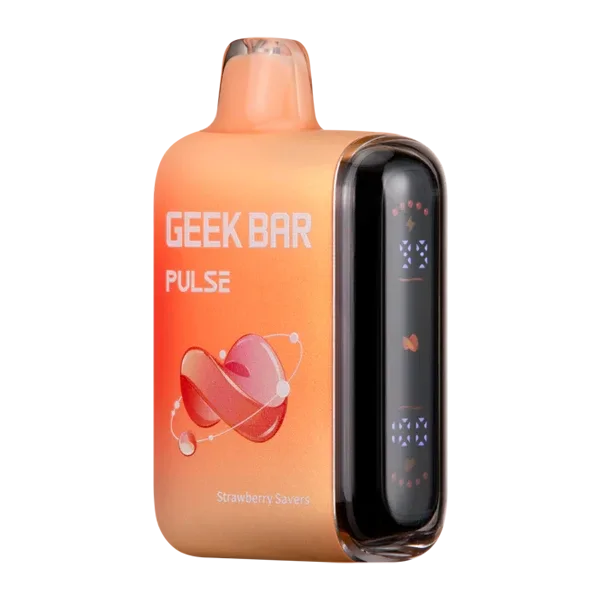 Geek Bar Pulse 15000 Puffs Disposable Vape - Savers Edition - Strawberry Savers