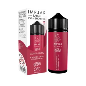 Blueberry Cherry & Cranberry 100ml Shortfill by Imp Jar Large