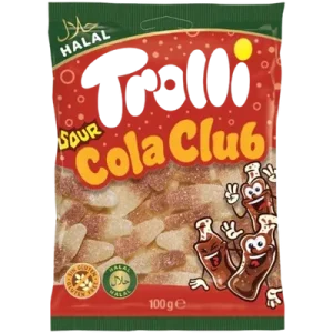 trolli sour cola club 100g