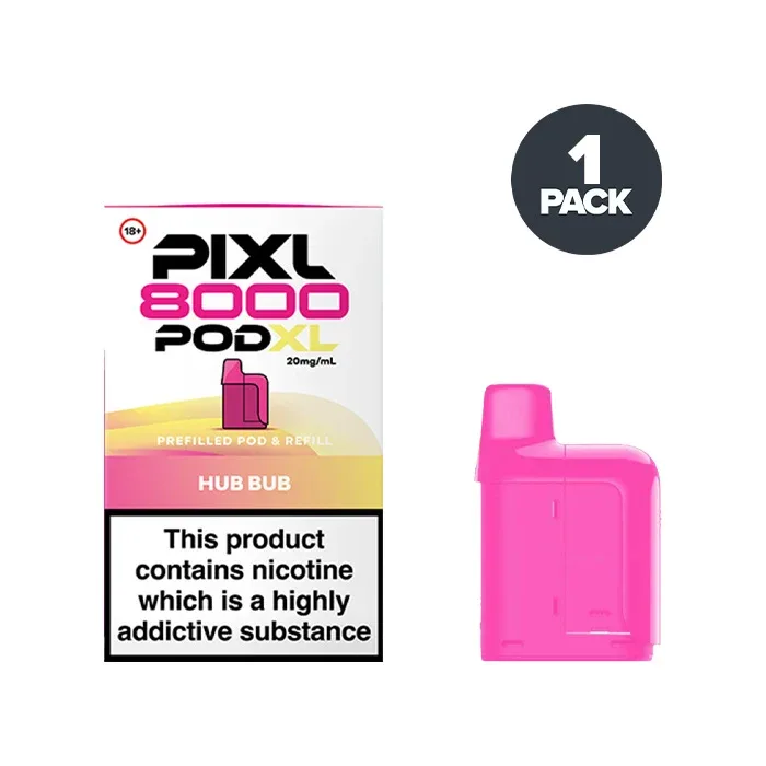 Hub Bub PIXL 8000 Prefilled Pods