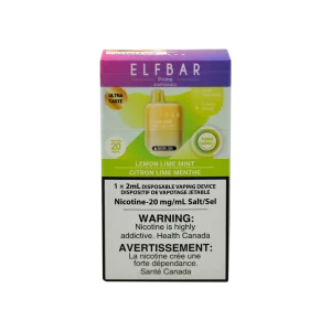Elf Bar Prime 1800 Lemon Lime Mint 2ml 20mg