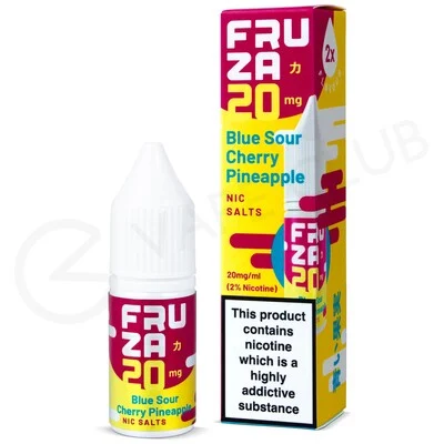 Blue Sour Cherry Pineapple Nic Salt E-Liquid by Fruza