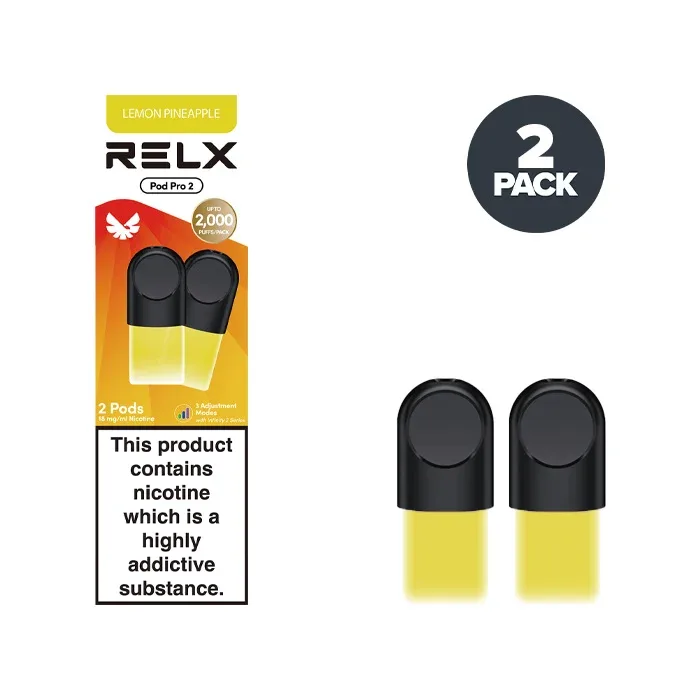Lemon Pineapple RELX Pod Pro 2 Prefilled Pods