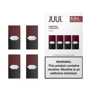 JUULpods Virginia Tobacco 5% Salt Nic 4 Pack