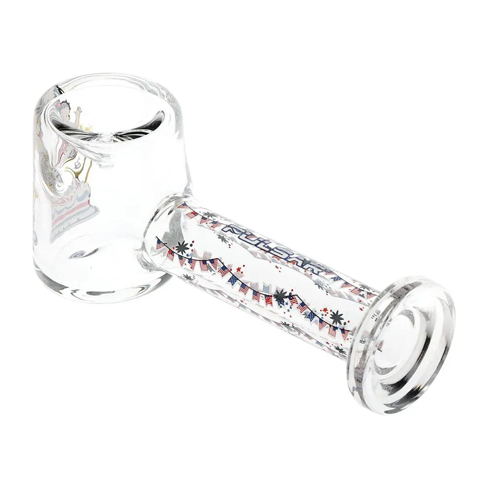 Pulsar Betty in Cake Glass Hand Pipe - 4.5" - Image 2