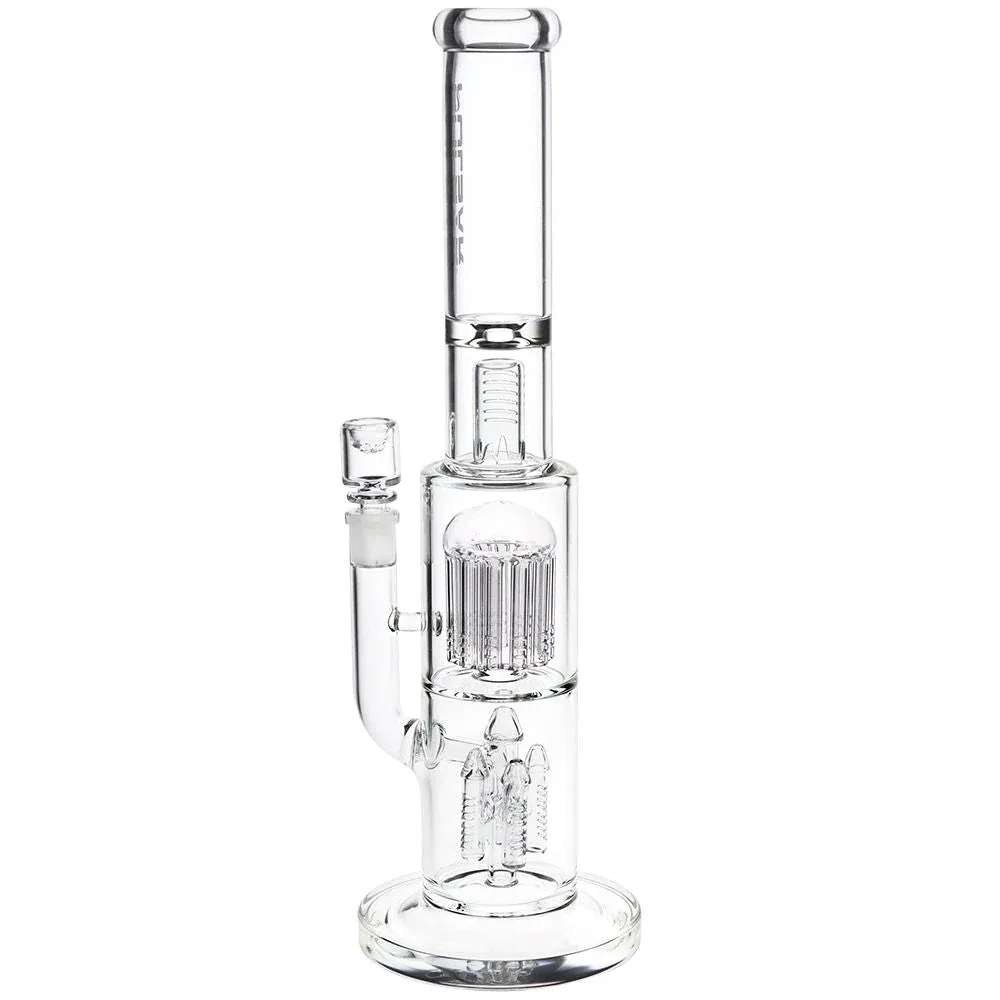 Pulsar Double Chamber Rocket Perc Chugger Glass Water Pipe - 15.25" / 14mm F - Image 2