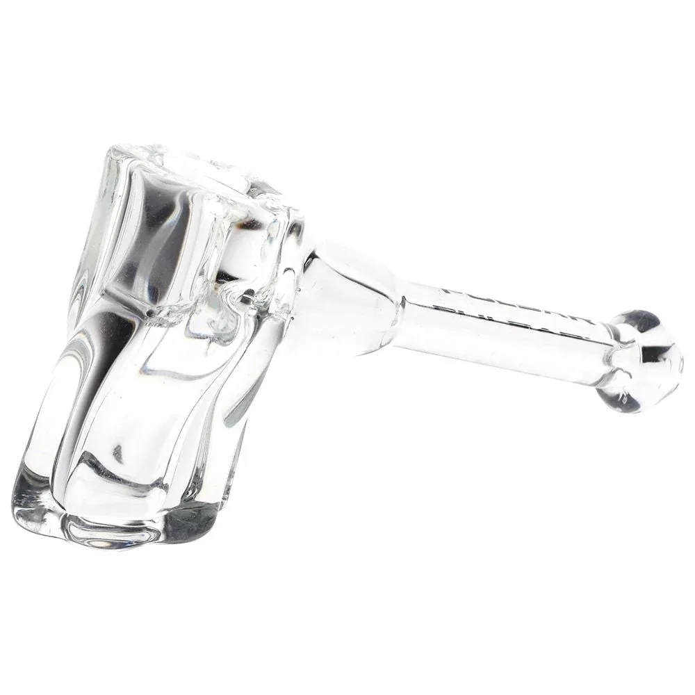 Pulsar Elegant Glass Hand Pipe with Built-In Honeycomb Screen - 5.2" - Image 2