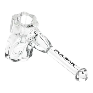 Pulsar Elegant Glass Hand Pipe with Built-In Honeycomb Screen - 5.2"