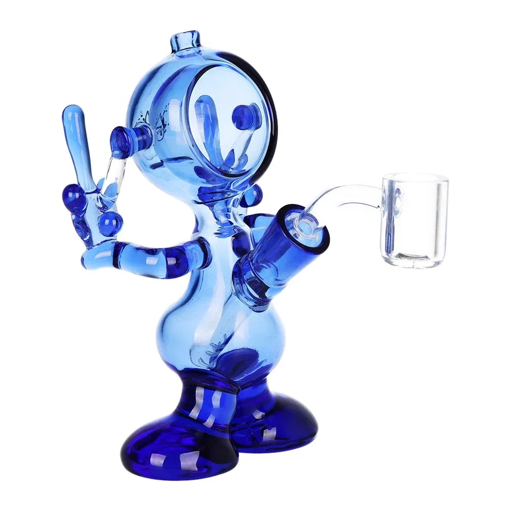 Pulsar F YOU Spaceman Glass Dab Rig - 6" / 14mm F - Image 2