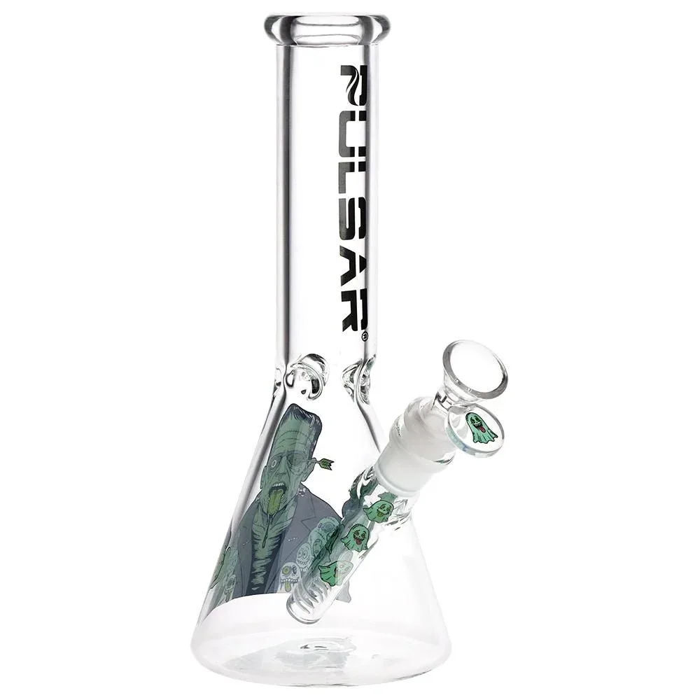 Pulsar FrankenGhoul Beaker Glass Water Pipe - 9.75" / 14mm F