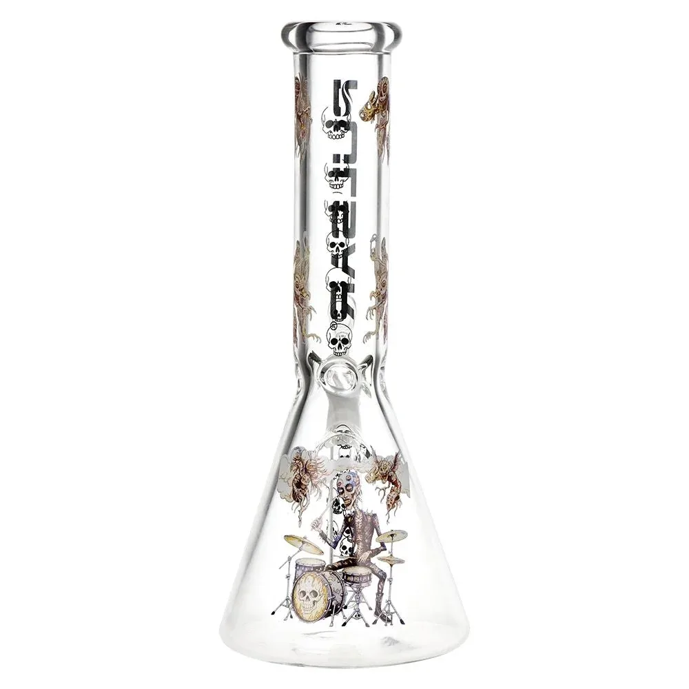 Pulsar Give the Drummer Some Beaker Glass Water Pipe - 9.75" / 14mm F - Image 2