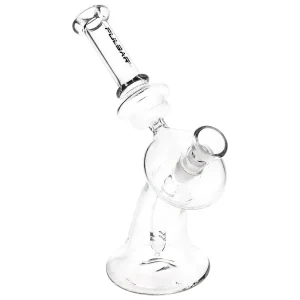 Pulsar Kicked Back Glass Water Pipe - 7.75" / 14mm F