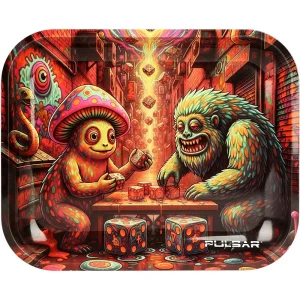 Pulsar Metal Rolling Tray - Back Alley Deal / 13"x 11"