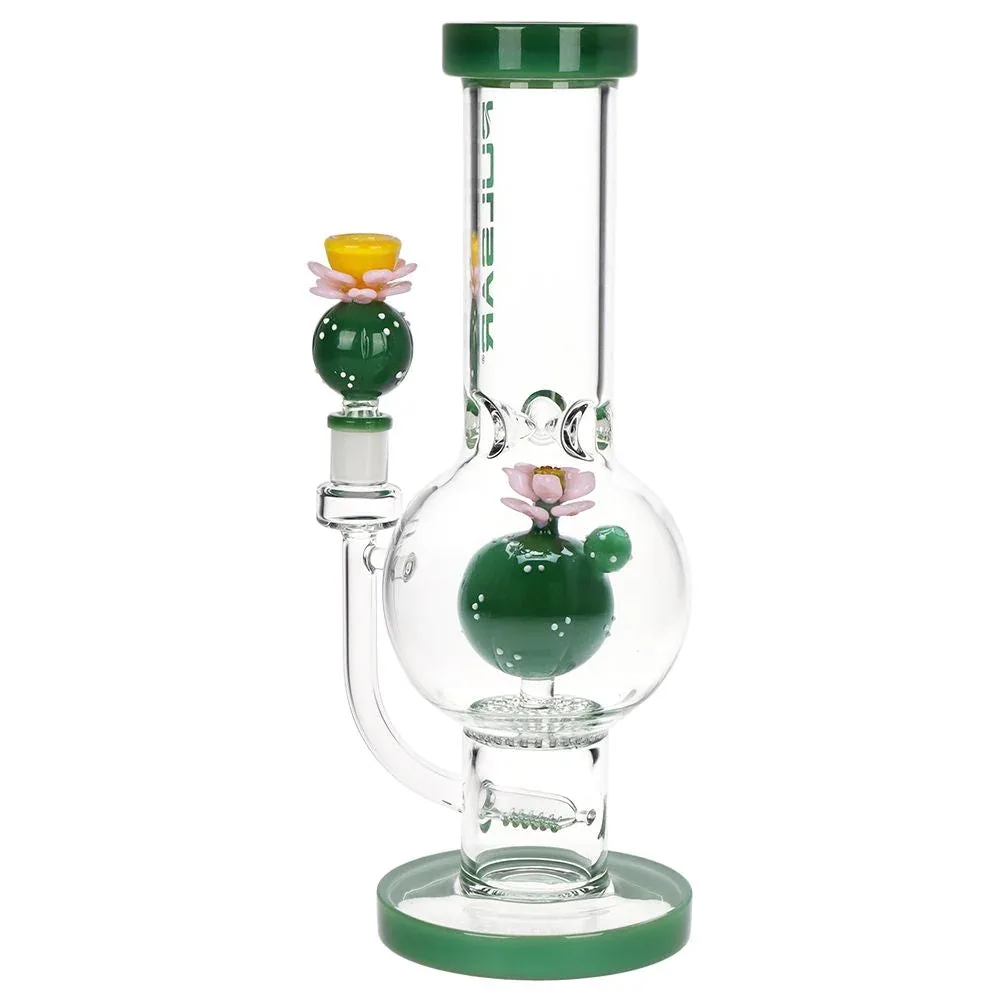 Pulsar Peyote Bloom Bubble Base Glass Water Pipe - 12.25" / 14mm F - Image 2
